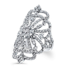 18KT White Gold Diamond Reine Ring