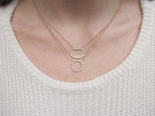 14KT White Gold Bezel Set Diamond Luxe Hazel Necklace