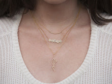 14KT Rose Gold Diamond Love Pendant Necklace