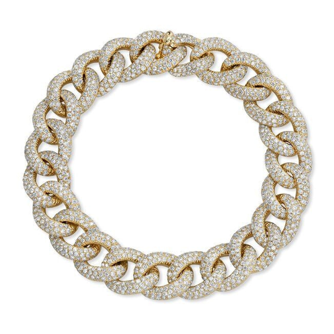 14KT Yellow Gold Diamond Luxe Chain Link Bracelet