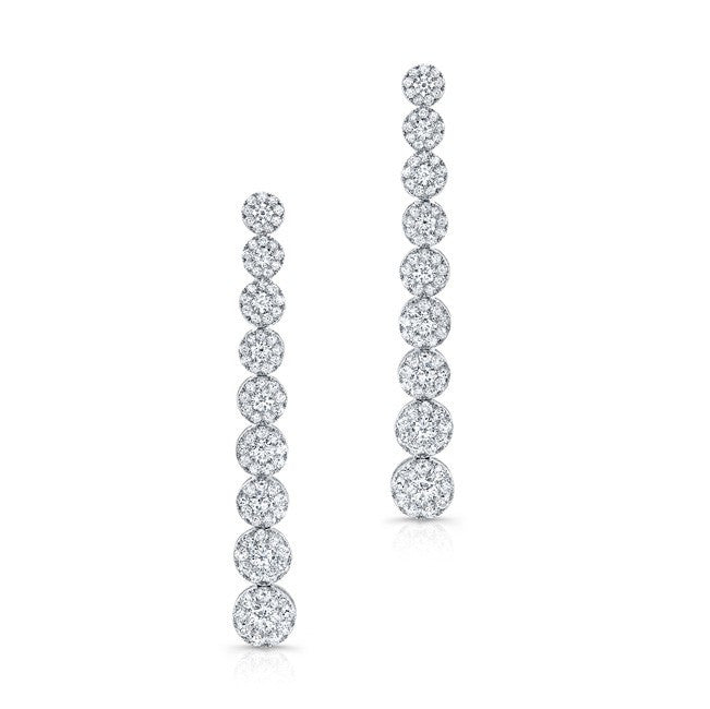 18KT White Gold Diamond Divine Earrings