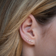 14KT White Gold Diamond Tessa Ear Cuff