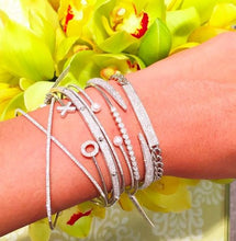 14KT White Gold Diamond Cuff