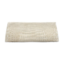 Crocodile AS Clutch - Winter White