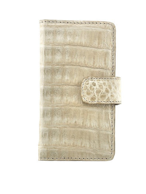 Crocodile iPhone 6+ Case - Winter White
