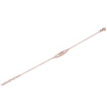 14KT Rose Open Double Marquis Diamond Bracelet