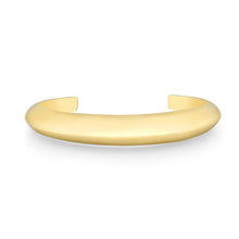 18KT Gold Plated Sterling Silver Rounded Cuff Bracelet