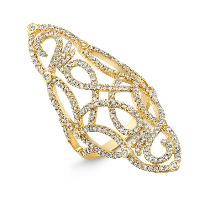 14KT Yellow Gold Diamond Taylor Ring