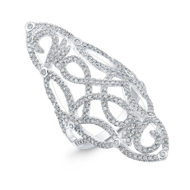 14KT White Gold Diamond Taylor Ring