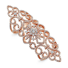 14KT Rose Gold Diamond Bourgeois Ring