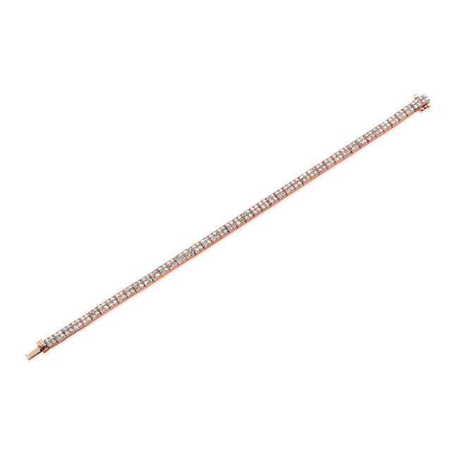 14KT Yellow Gold Diamond Tennis Bracelet