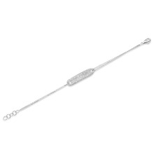 14KT White Gold Diamond Secret Love Bracelet