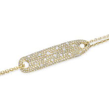 14KT Yellow Gold Diamond Secret Love Bracelet
