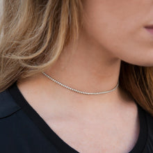 14KT Rose Gold Diamond Leash Collection Choker Necklace