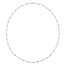 14KT Rose Gold Precious Topaz 40" Necklace