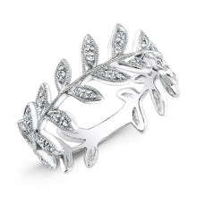 14KT White Gold Diamond Wreath Ring