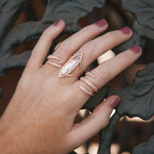14KT White Gold Diamond Claw Wrap Diamond Ring