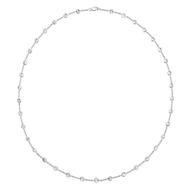 14KT White Gold Precious Topaz 40