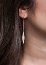 14KT White Gold Diamond Monaco Threader Earrings