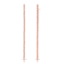 14KT Rose Gold Diamond Leash Collection Dangle Earrings