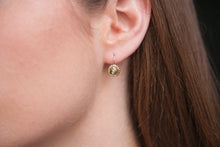 14KT Yellow Gold Citrine Earrings