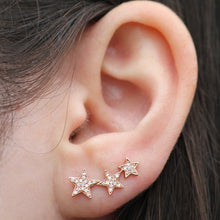 14KT Rose Gold Diamond Etoile Ear Cuff