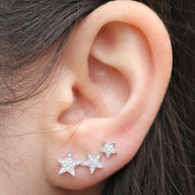 14KT White Gold Diamond Etoile Ear Cuff