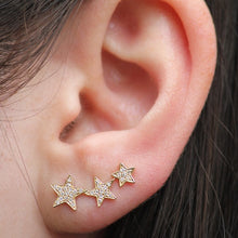 14KT Yellow Gold Diamond Etoile Ear Cuff