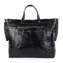 Crocodile Travel Bag - Black