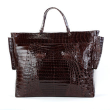 Crocodile Travel Bag - Brown