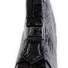 Crocodile Briefcase - Black Matte