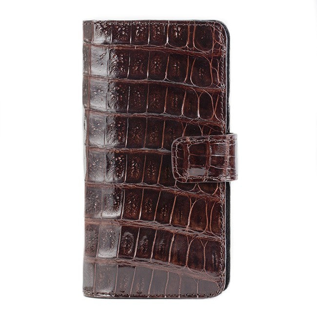 Crocodile iPhone 6+ Case - Brown