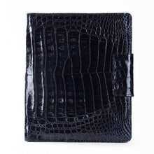 Crocodile iPad Case - Navy Blue