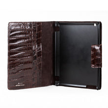 Crocodile iPad Case - Brown