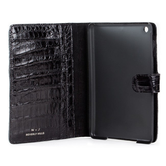 Crocodile iPad Mini Case - Black