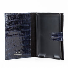 Crocodile Kindle Case - Navy Blue