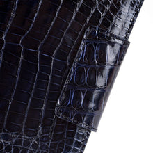 Crocodile iPad Case - Navy Blue