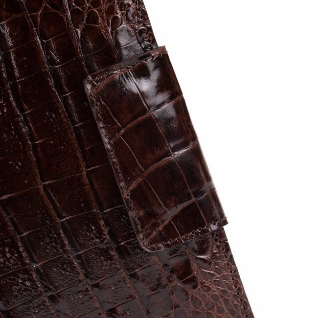 Crocodile iPad Case - Brown