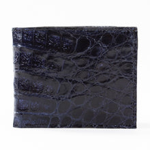 Crocodile Wallet - Navy Blue