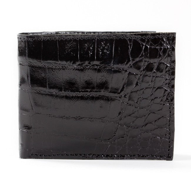 Crocodile Wallet - Black
