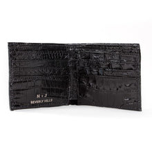 Crocodile Wallet - Black