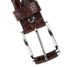 Crocodile Belt - Brown