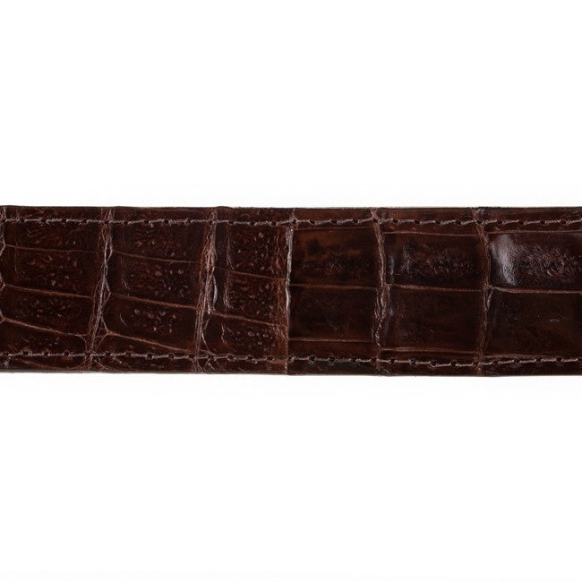 Crocodile Belt - Brown