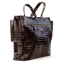 Crocodile Travel Bag - Brown