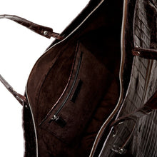 Crocodile Travel Bag - Brown