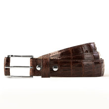 Crocodile Belt - Brown