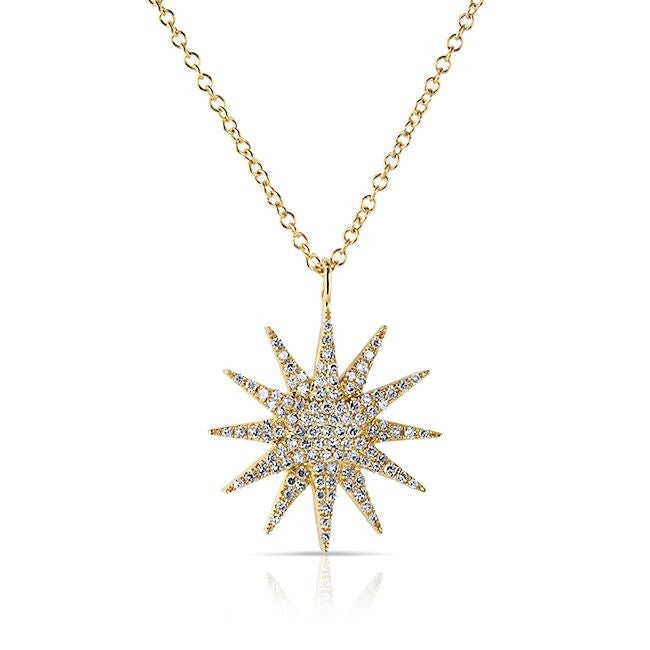 14KT Yellow Gold Diamond Glimmer Necklace