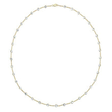 14KT Yellow Gold Precious Topaz 40" Necklace