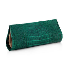Crocodile AS Clutch - Emerald