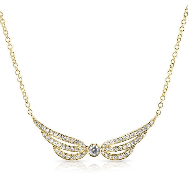 14KT Yellow Gold Diamond Heavenly Necklace